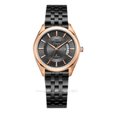 Alexandre Christie AC 8674 LD Black Rosegold Stainless Steel